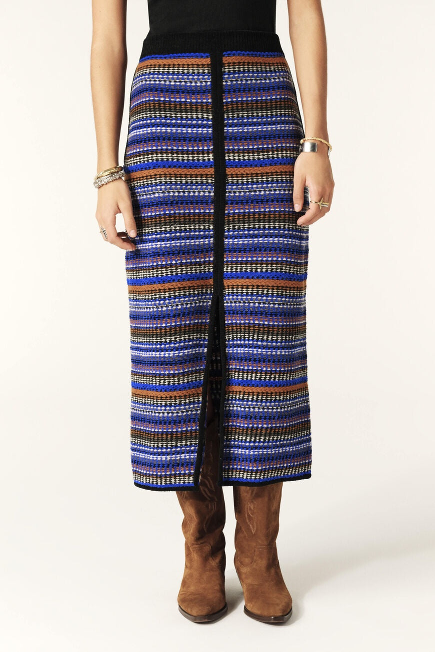 Flame Skirt Bleu