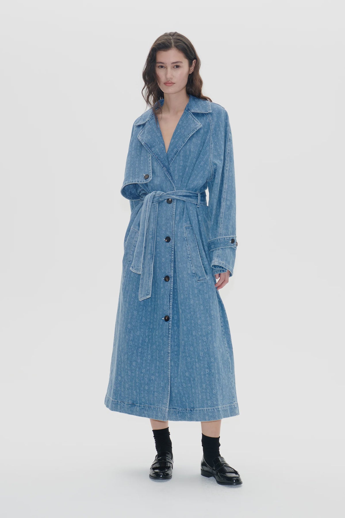 Delilah Coat Denim Blue