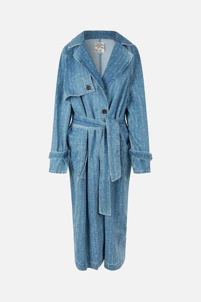 Delilah Coat Denim Blue