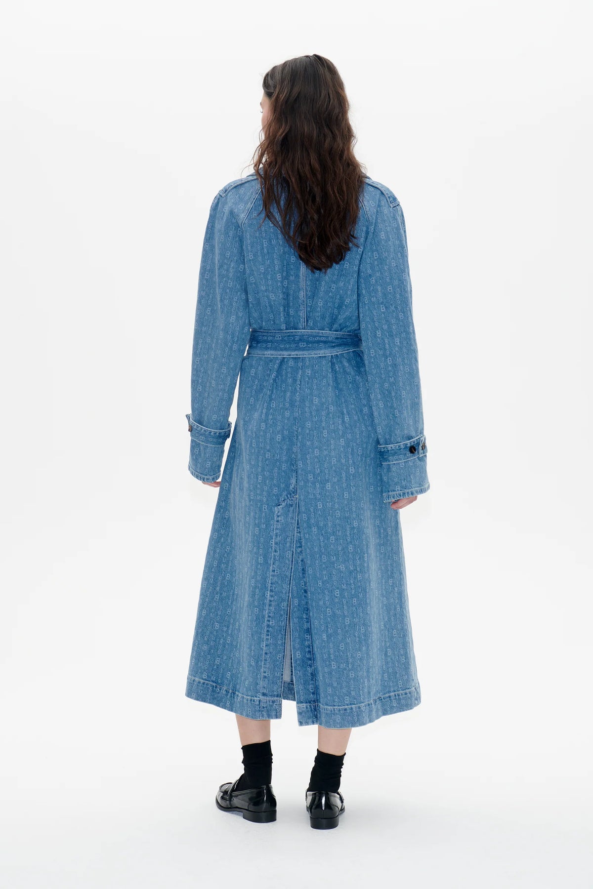 Delilah Coat Denim Blue