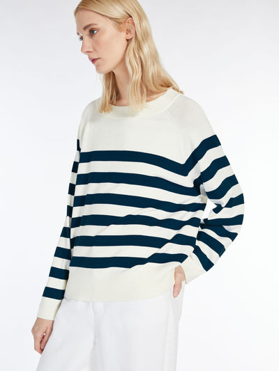 Erice Top- Navy stripe