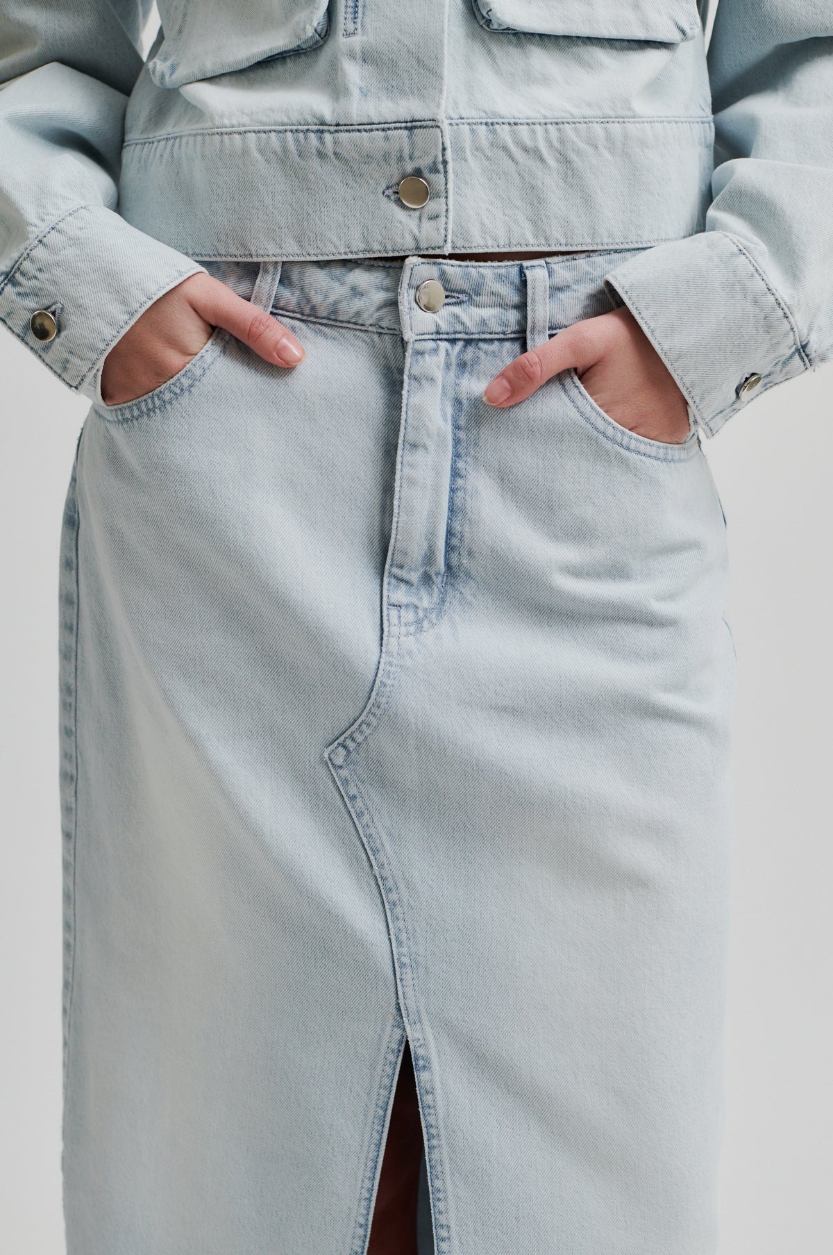 Fira Skirt - Light Blue Denim