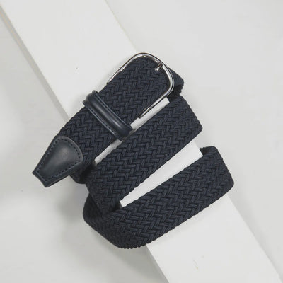 Navy Woven Belt