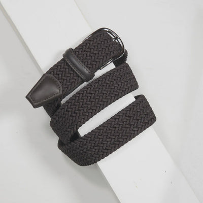 Brown Woven Nylon Belt