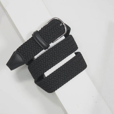 Black Woven Belt