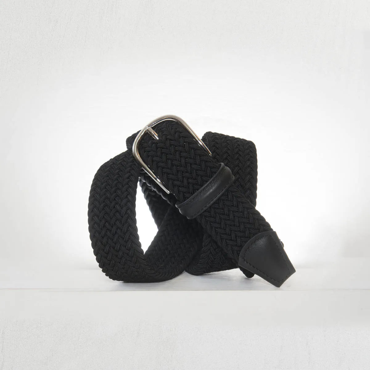 Black Woven Belt