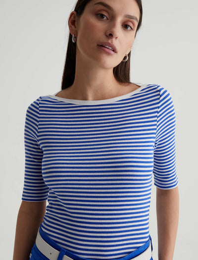 Connie top  Capri Stripe