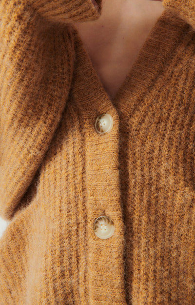 East Cardigan Camel Melange