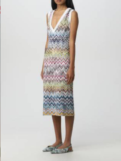 MIssoni Multicolour Sleeveless Beach Dress