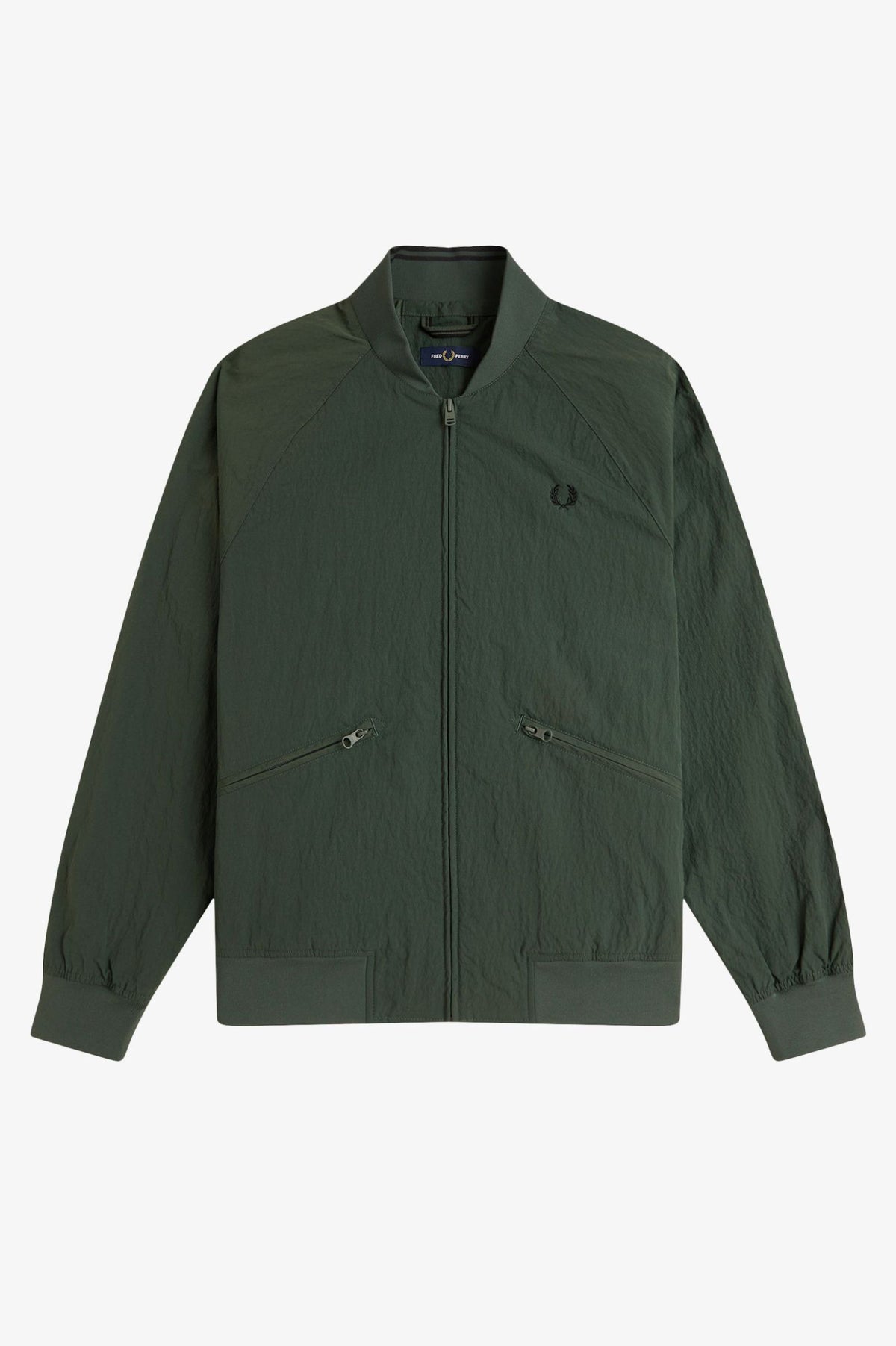 Textured Tennis Bomber Green