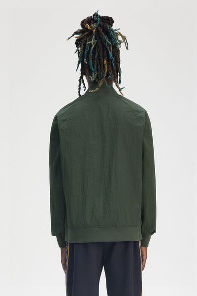 Textured Tennis Bomber Green