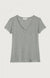 Jacksonville V neck Tee Heather Grey