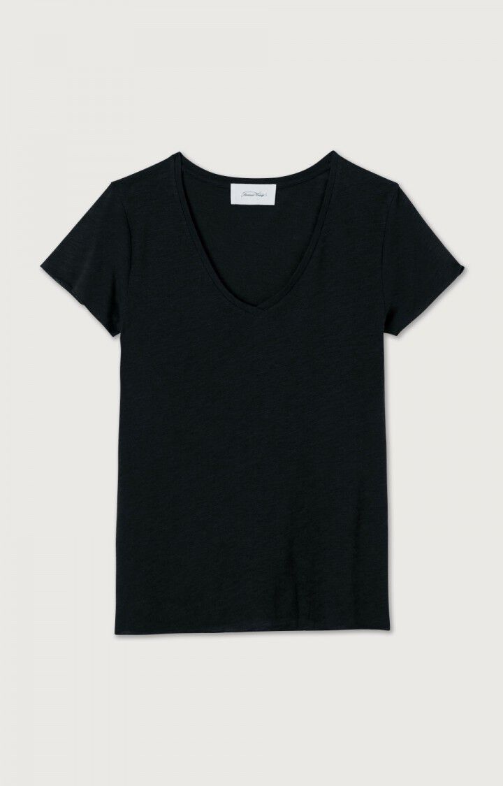 Jacksonville V Neck tee Black