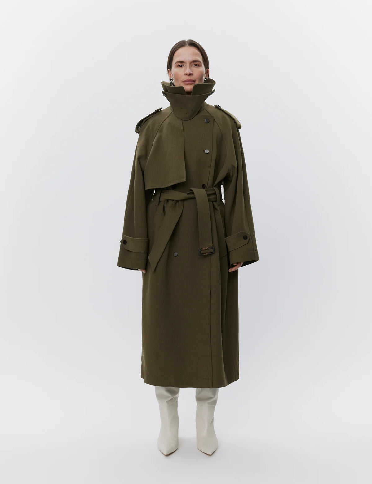 Lynn Coat - Dark Verde