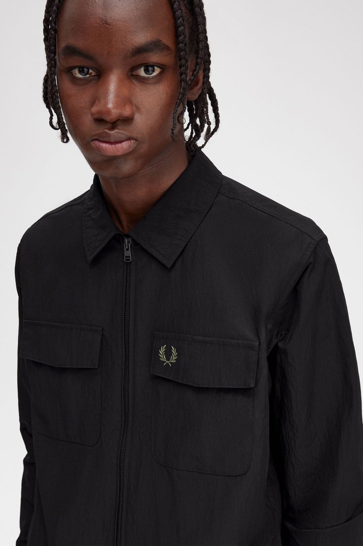 Pocket Overshirt - Black