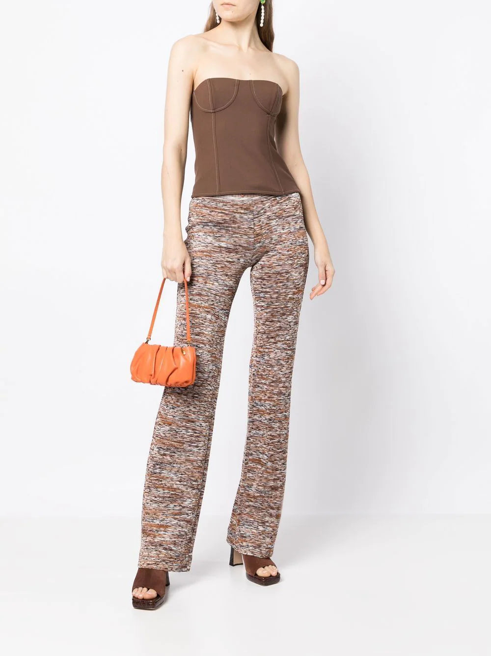 Space-Dyed Jacquard Pants