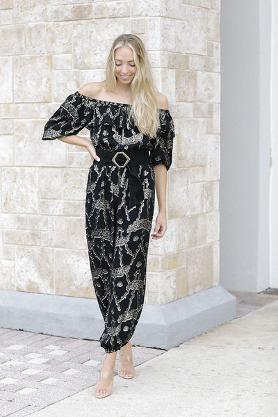 Dulcine Dallas Jumpsuit - Noir