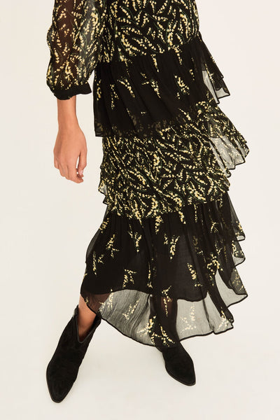 Morris Long Printed Dress